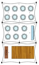 Fountain Marquee Seating plan